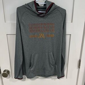 Minnesota Gophers hooded lightweight sweatshirt.
